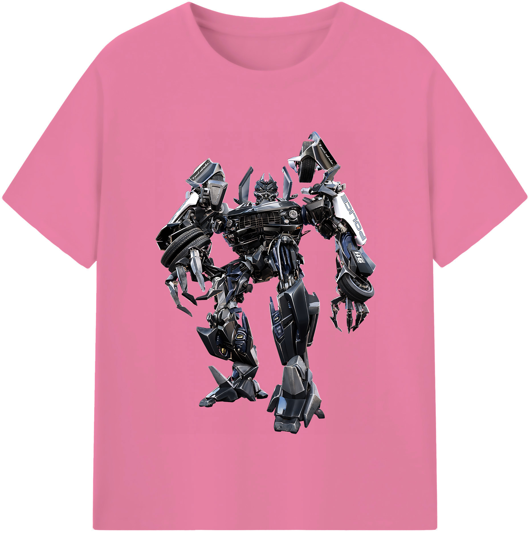 （画像用） Transformers トランスフォーマー 綿100％半袖Tシャツ（フロントプリント）